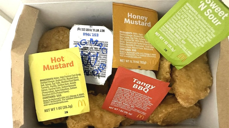 mcdonald's sauces and nuggets