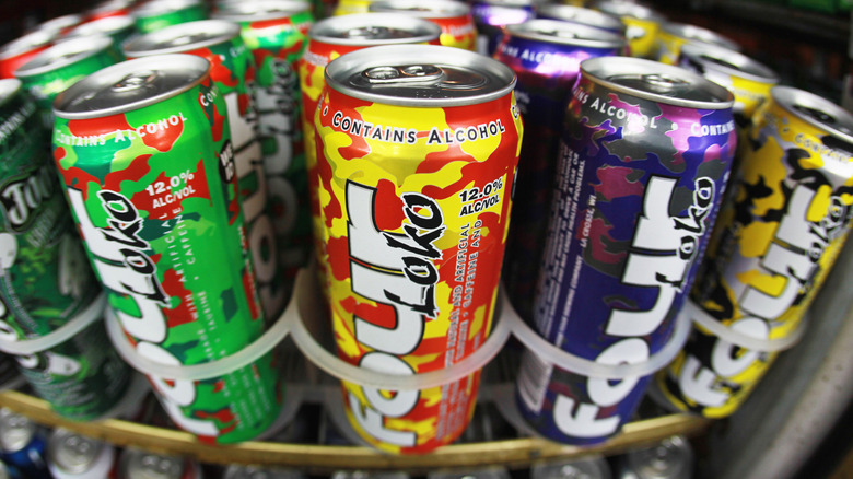 variety cans of four loko